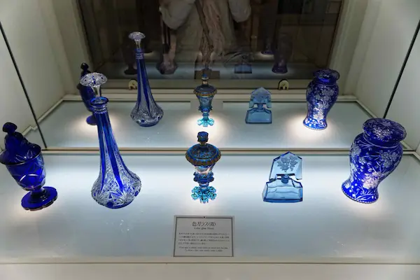 Blue glass